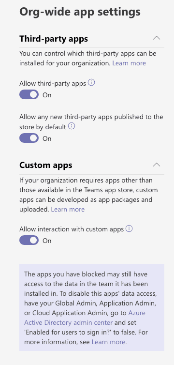 Third Party Apps